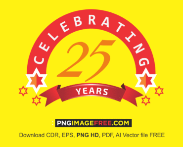 25 Years Celebration Logo Vector
