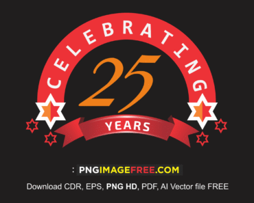 25 Years Celebration Logo Vector
