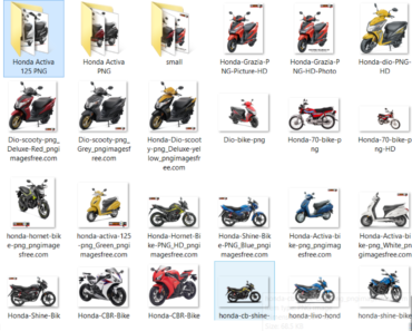 HONDA Bike PNG Images free download