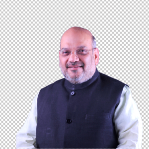 Amit-Shah-Photo-in-black-dress