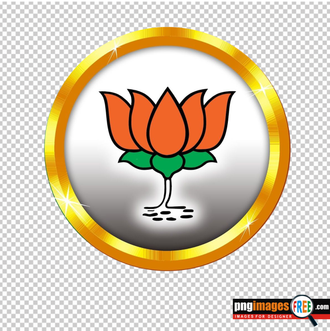 BJP-LOGO-in-Golden-Circle-png-image