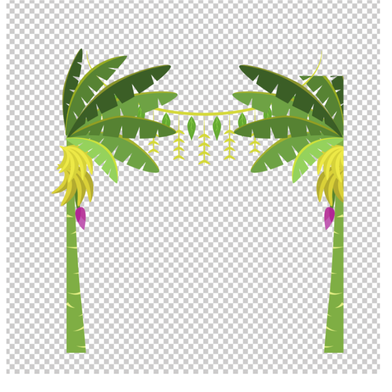 Banana-Tree-Wedding-Decoration-PNG