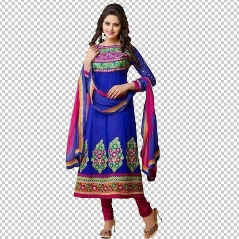 Blue-Salwar-Suit-PNG