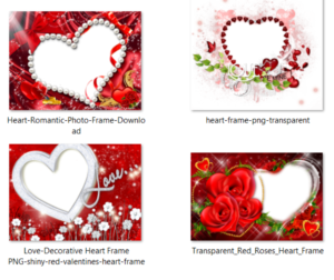 Decorative-Heart-Photo-Frame-PNG