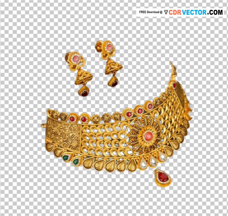 Gold-Jewellery-Necklaces-PNG