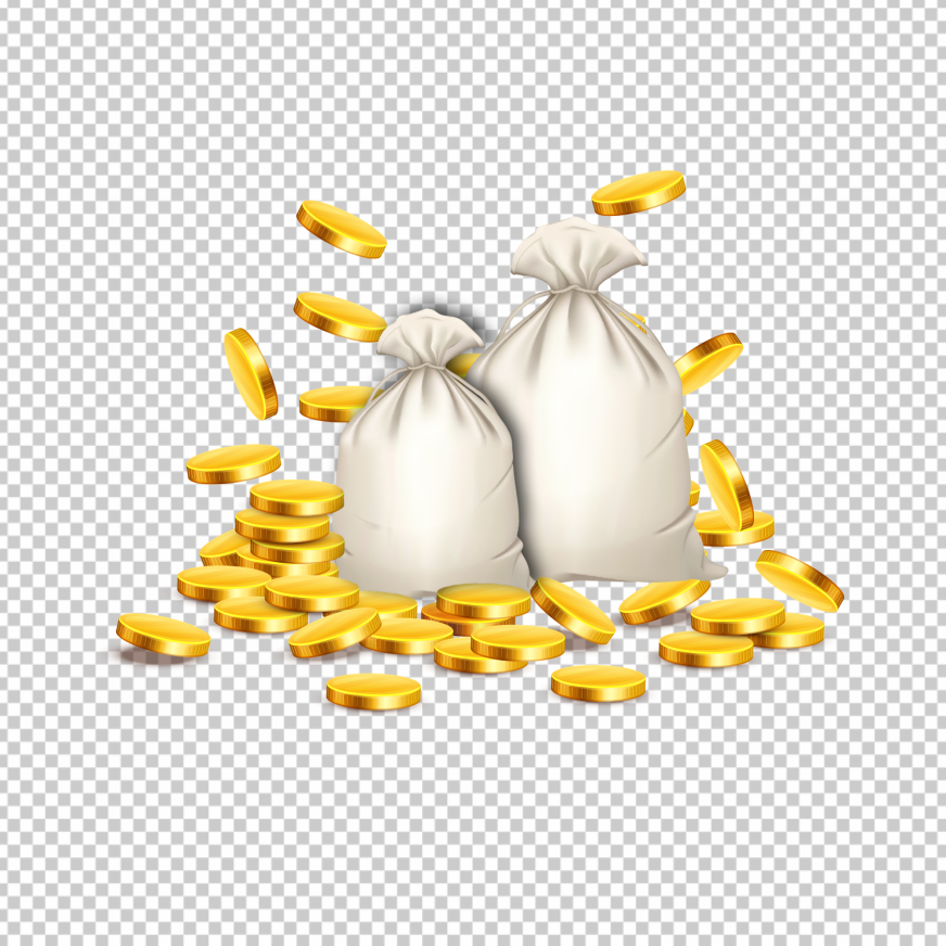 Gold-Money-Bag-PNG_Gold-coin-bag-Clipart-Vector