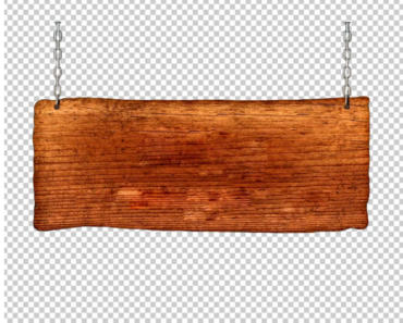 Hanging Wooden Board PNG