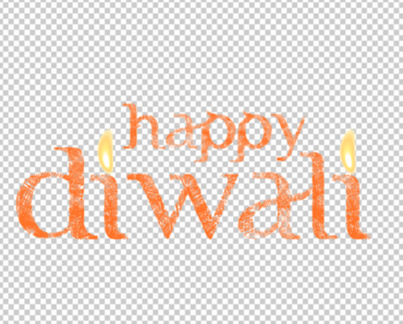 Happy Diwali PNG Text Design free download