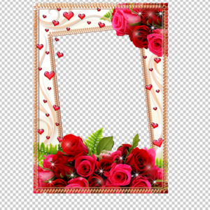 Heart-frame-png-with-rose