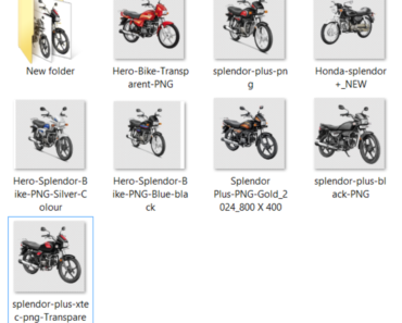 Hero Splendor Bike PNG