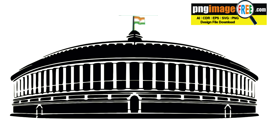 Indian-Parliament-Vector-PNG-FREE