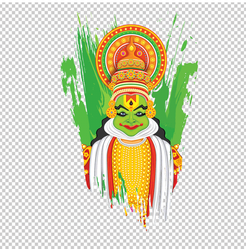 Kerala-Onam-Festival-Dance-Kathakali-clipart