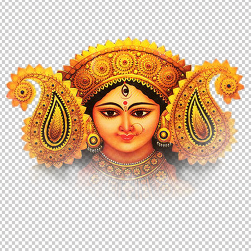 Maa-durga-HD-Face-PNG