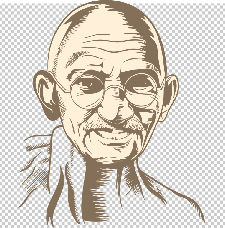 Mahatma-Gandhi-Vector-PNG