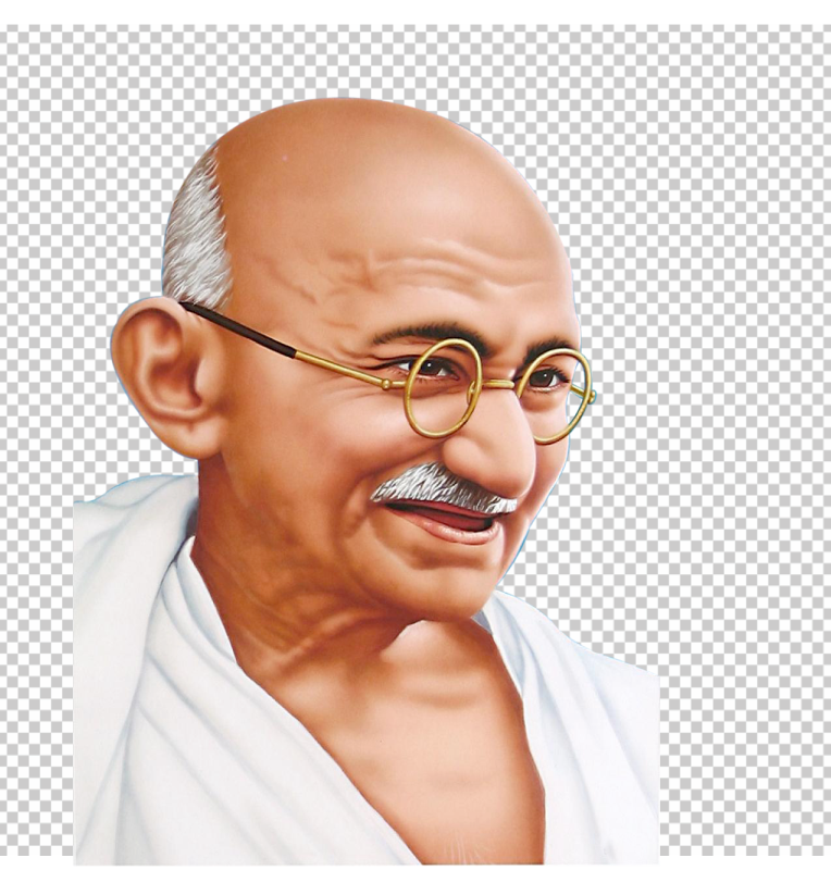 Mahatma Gandhi Drawing PNG