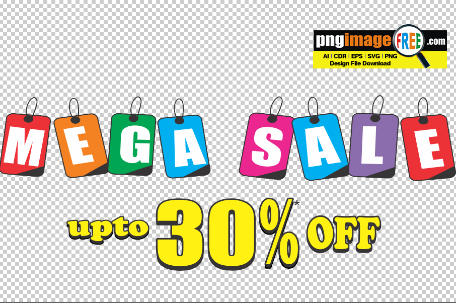 Mega-Sale-Vector-PNG-Design-free