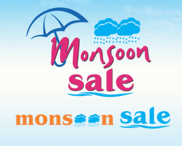 Monsoon Sale Vector Free Download