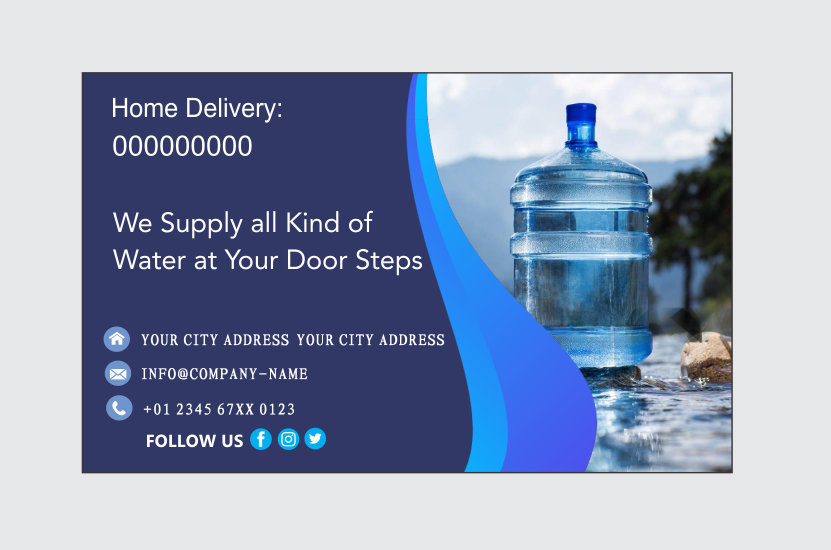 RO-Water-Visiting-Card-Design