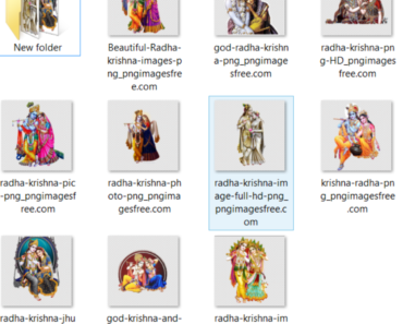 Krishna Radha PNG HD Images free download