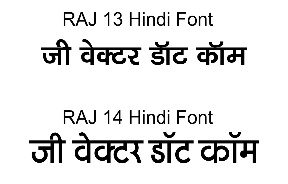 Raj-14-Font-Free-Download