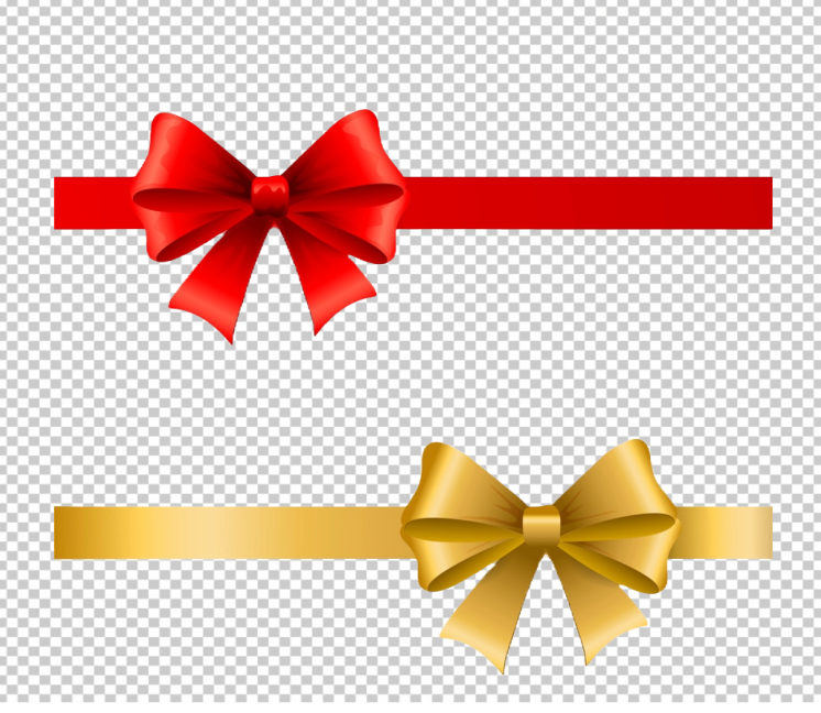 Red-Ribbon-Gold-Ribbon-PNG