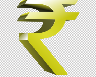 Rupee Symbol 3D PNG