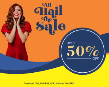 Sale Banner Design CDR PDF File Download