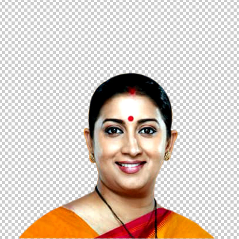 Smriti-irani-PNG-Hlaf-Photo