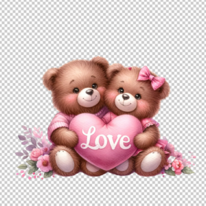 Teddy-Bear-Couple-PNG