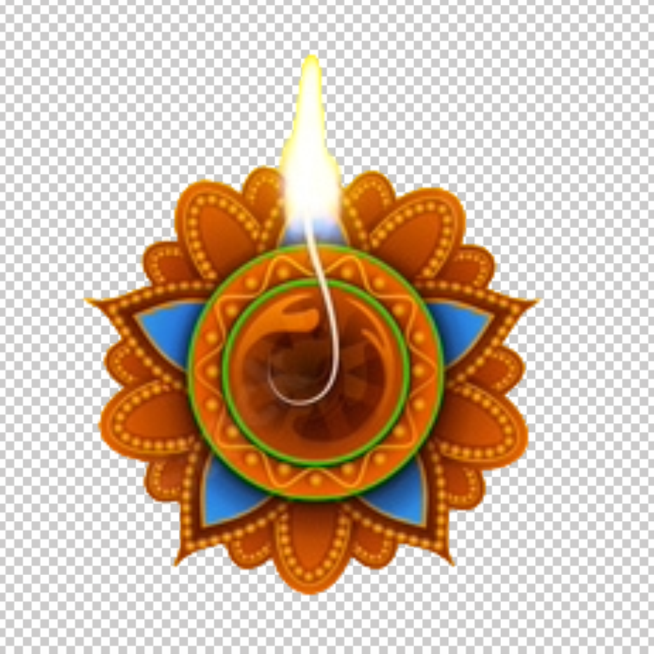 Top-View-Diya-PNG