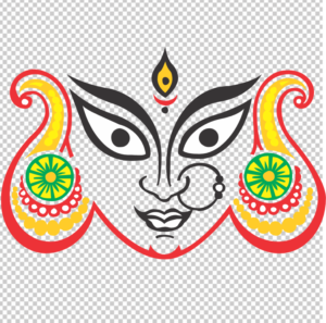 Maa-Durga-Face-PNG