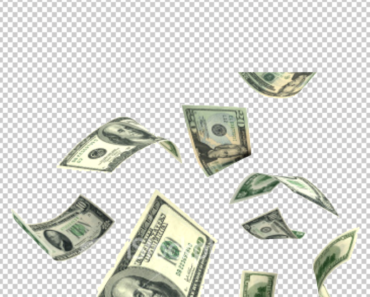 Flying Dollar PNG Images Download