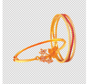 gold-Bangle-with-diamond-png