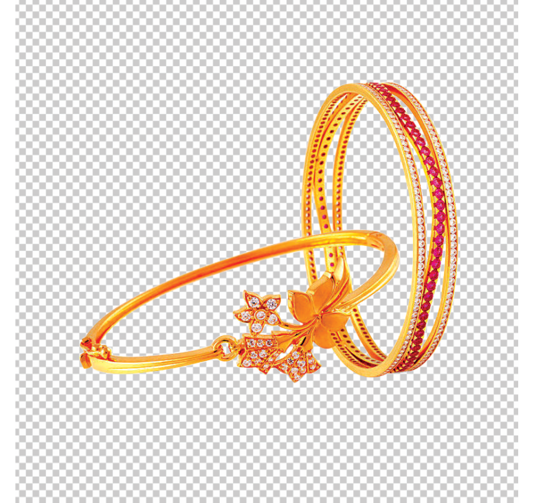 gold-Bangle-with-diamond-png