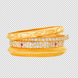 gold-and-diamond-Bangle-png