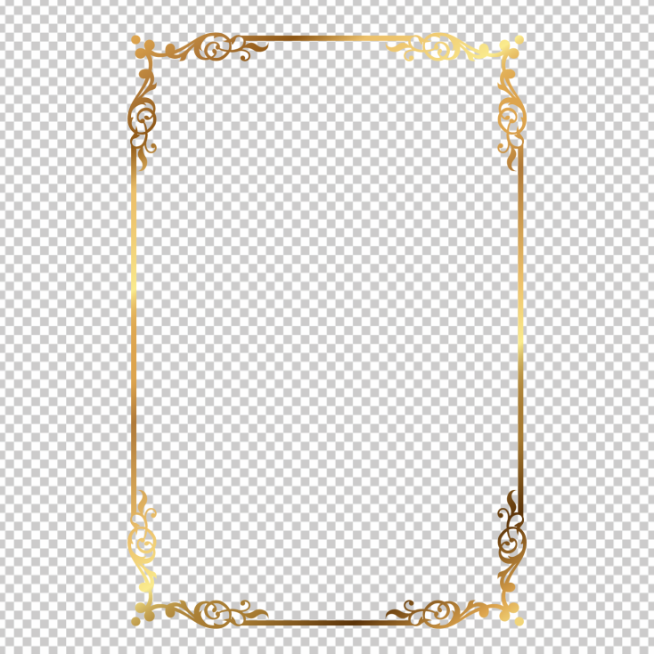 golden-frame-png