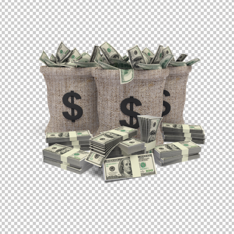 transparent-dollar-Bag-png